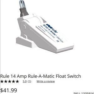 Rule 14 amp Rule-A-Magic  float switch